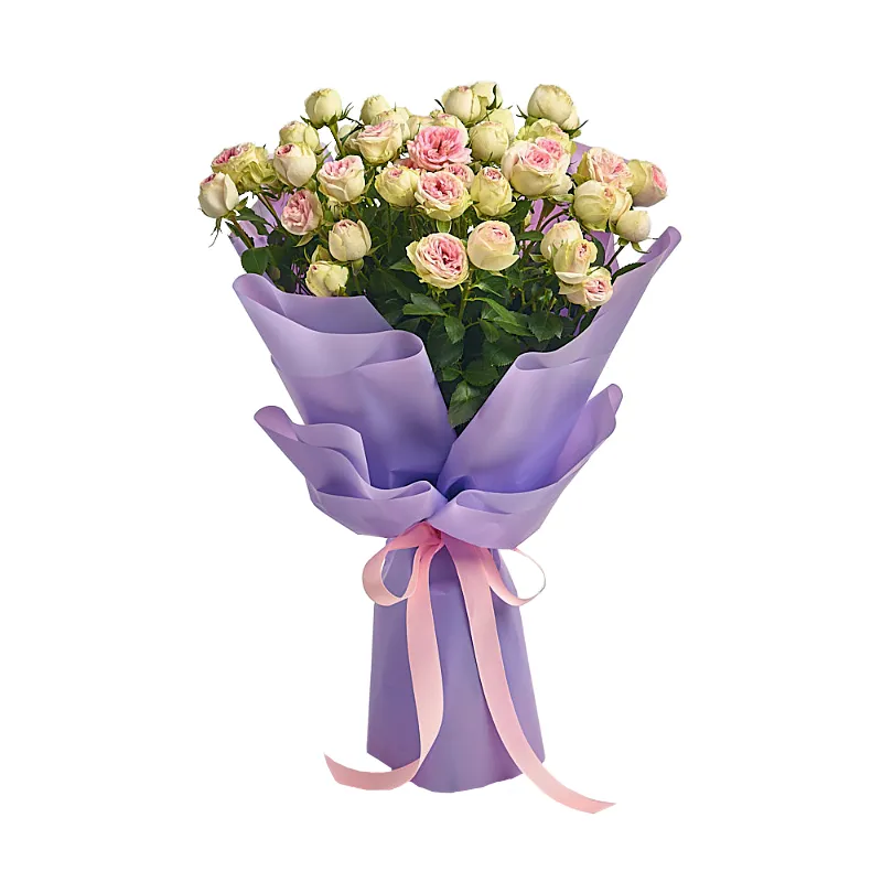 Букет из 9 пионовидных роз