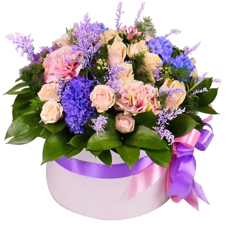 Цветы в коробке 